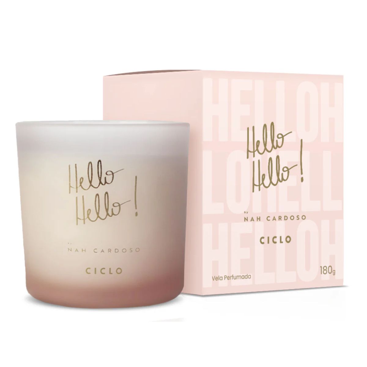 Vela Aromatizadora Hello Hello Nah Cardoso by Ciclo 180g