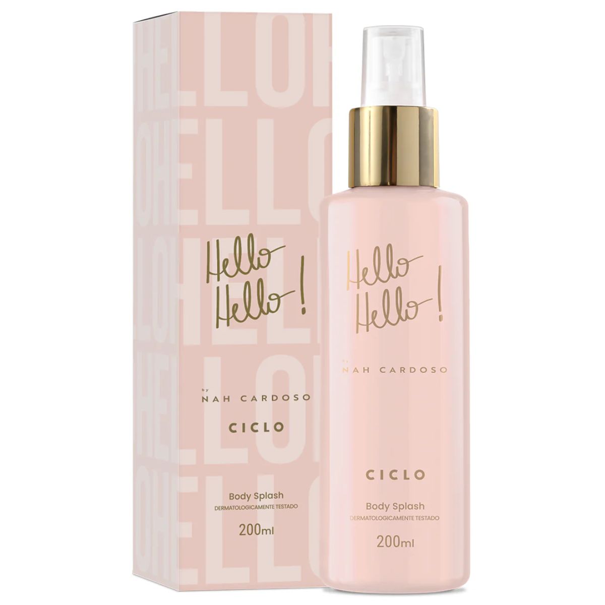 Body Splash Hello Hello Nah Cardoso Ciclo Feminino 200ml