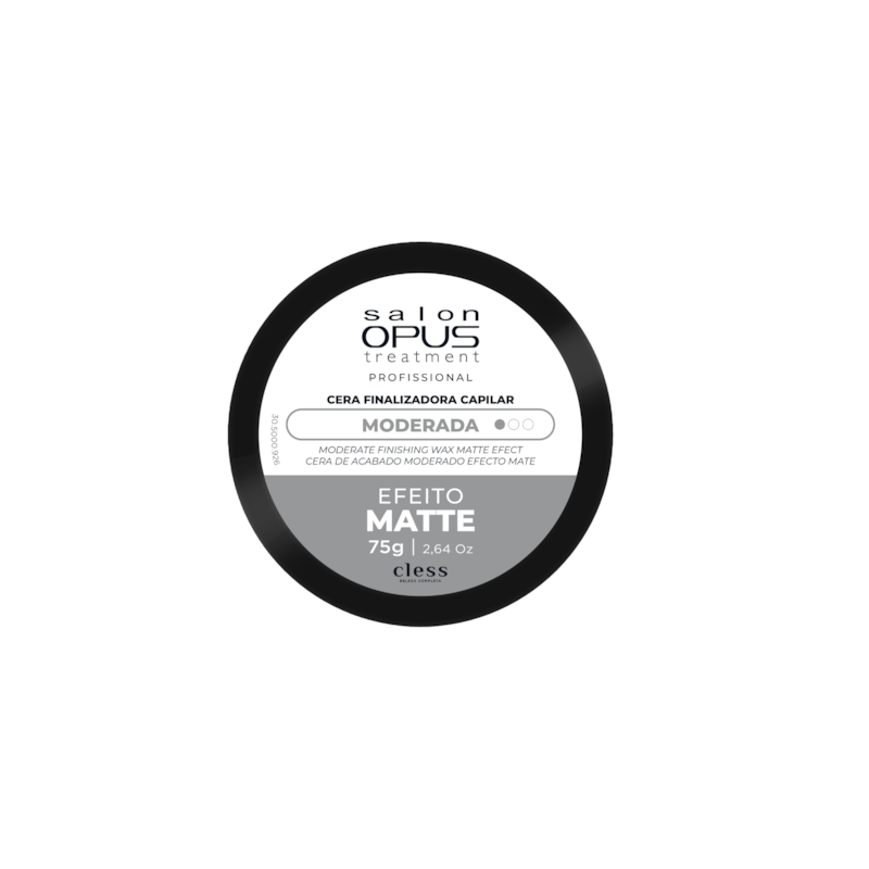 Cera Modeladora Fixação Moderada Matte Salon Opus 75g