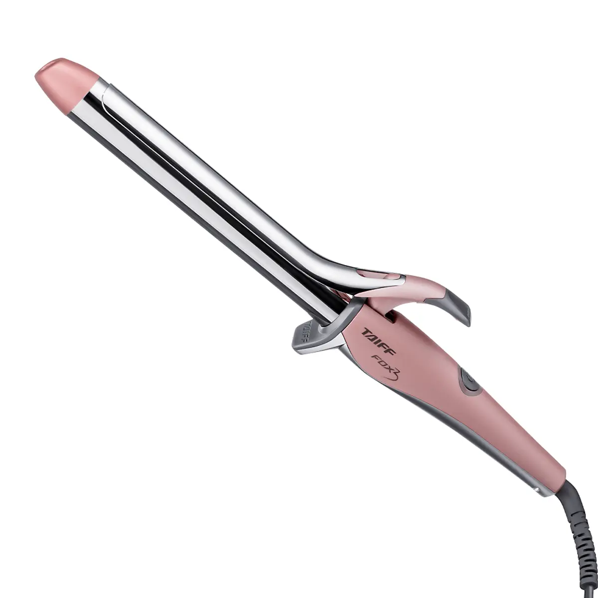 Modelador de Cachos Taiff Fox 3 Tubo Longo Soft Rosê Bivolt