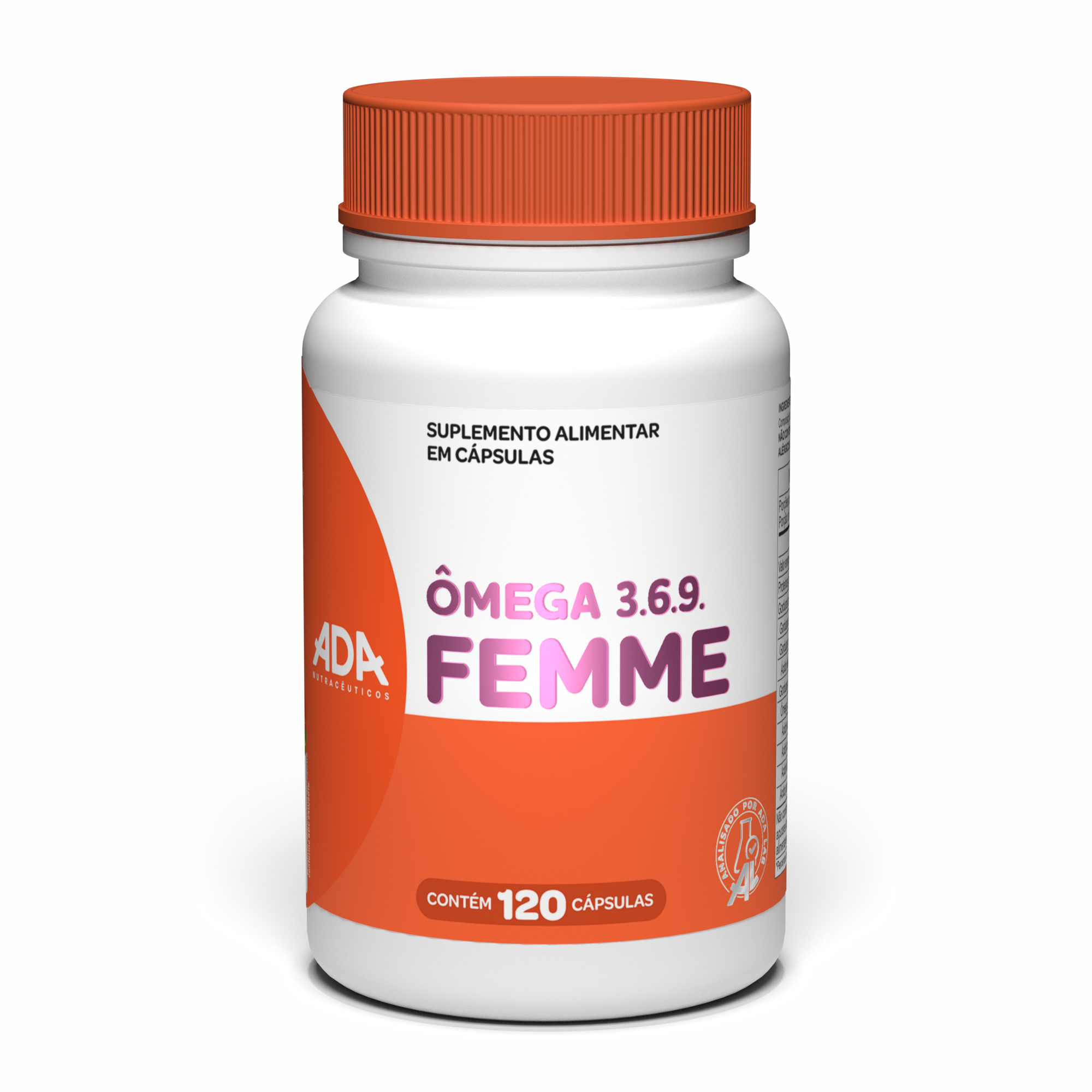 OMEGA FEMME 3.6.9 - LINHACA + PRIMULA + OLEO DE PEIXE - 120 CAPSULAS 1600MG