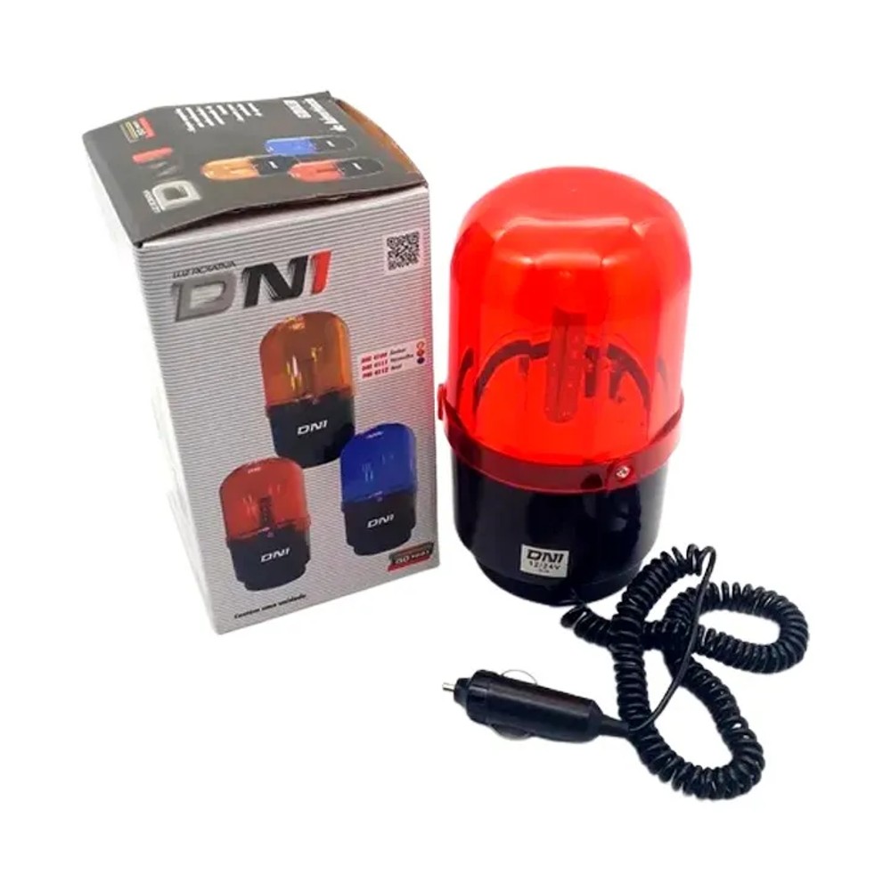 Sinalizador Visual Giroled Vermelho com 24 LEDs - DNI 4111