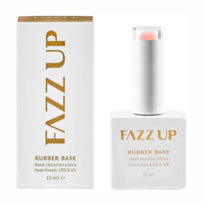 Base Rubber Gel Nude Rosada FAZZ UP Profissional - 12ml