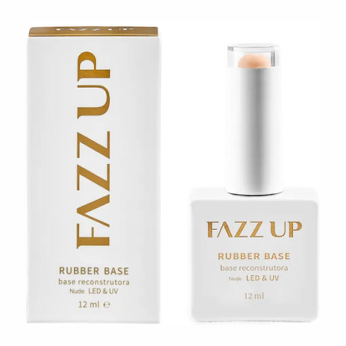Base Rubber Gel Nude FAZZ UP Profissional - 12ml