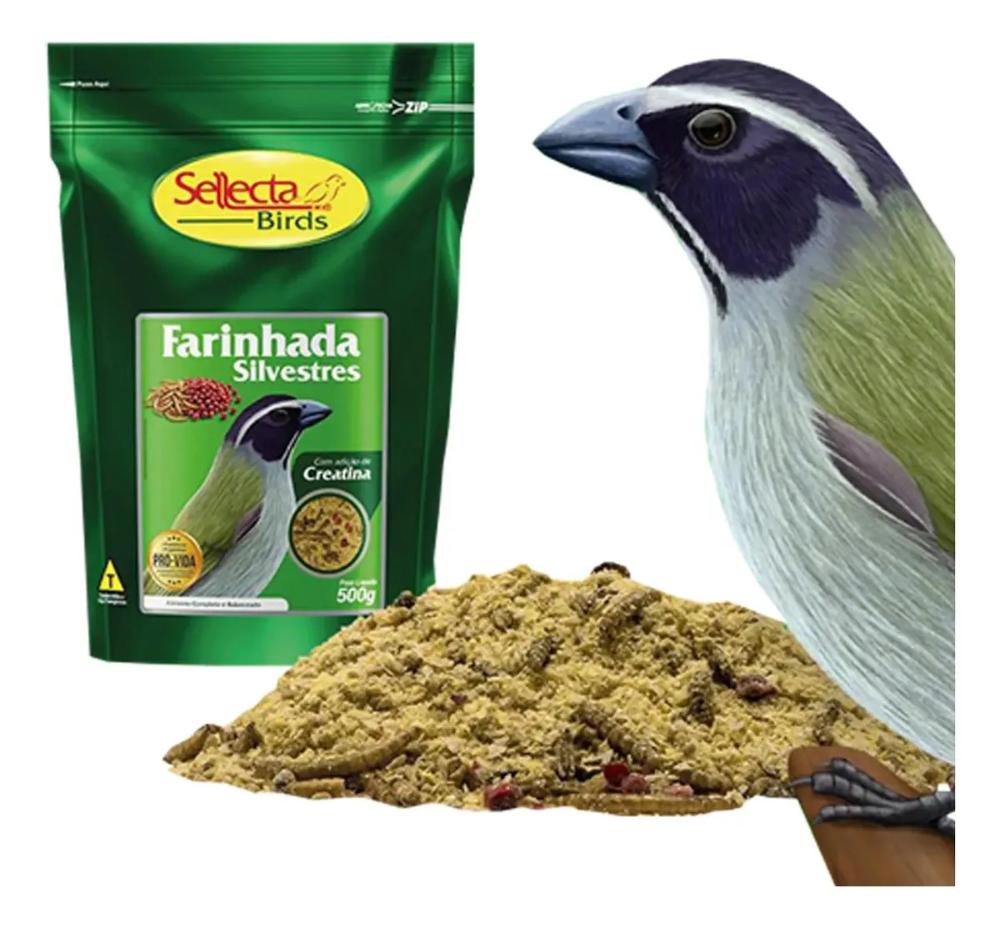 Sellecta Farinhada Silvestre Com Creatina Trinca-ferro- 500g