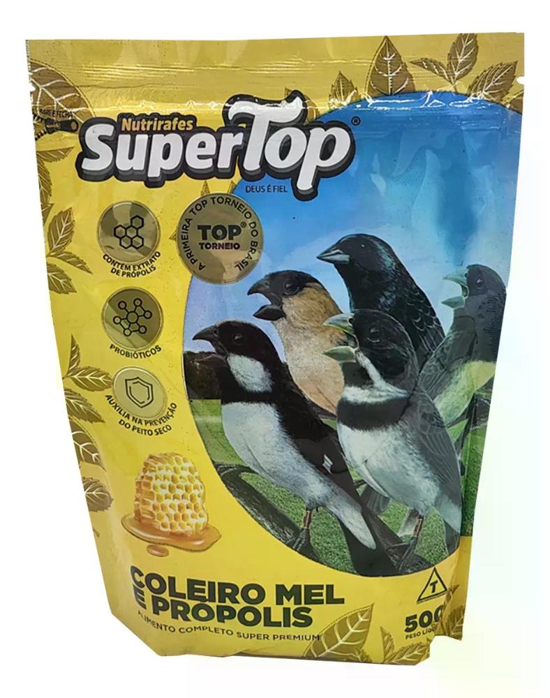 Ração Supertop Coleiro Mel E Própolis 500g