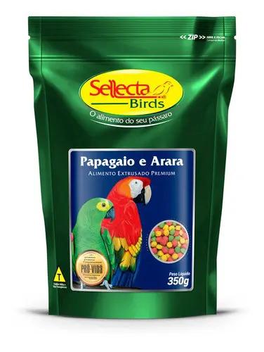 Ração Papagaio E Arara - Sellecta Rovani - 350g