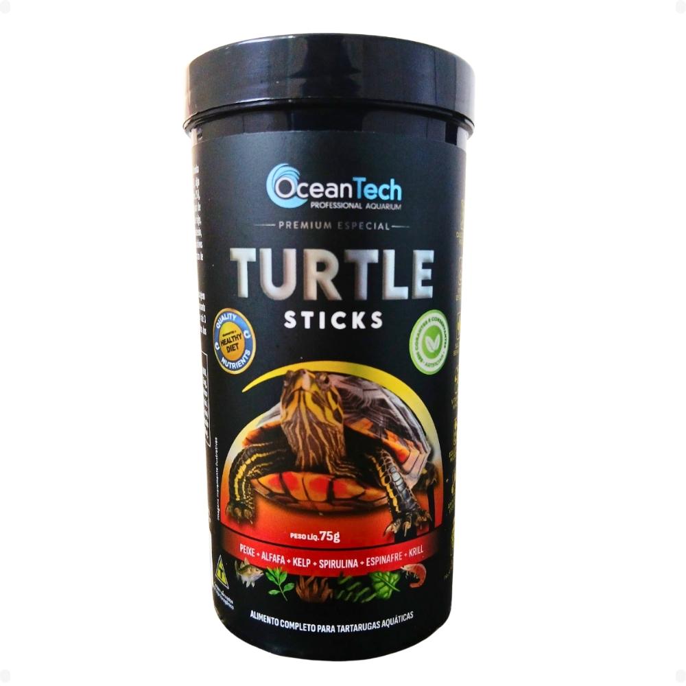 Ocean Tech Ração Turtle Sticks 75g