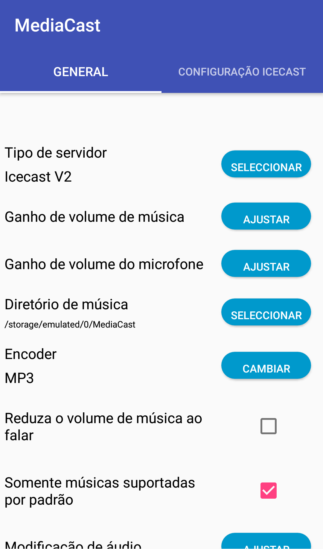 Como transmitir a r&aacute;dio atrav&eacute;s de um celular com o MediaCast