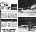 Um dos jornais da época que noticiaram a invenção de Aristides Warto / Publicação descreveu os modelos dos aparelhos aeronáuticos idealizados