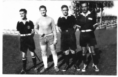 Além de jogador, Miro apitou partidas junto com os árbitros José Toledo, Modesto Medeiros, Alceu Ferreira e Roque Guilherme, entre outros