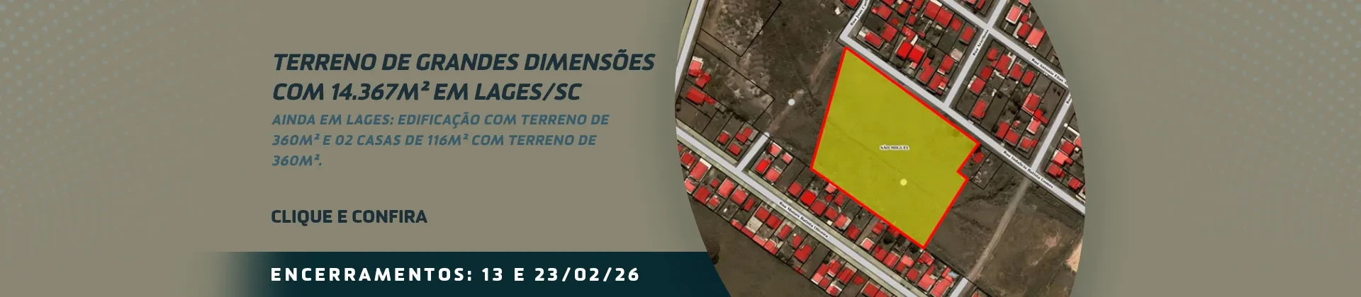 Leilão de imóveis em Lages