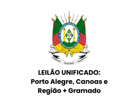 Foto Capa: LEILÃO UNIFICADO DA JUSTIÇA ESTADUAL DE PORTO ALEGRE/RS E REGIÃO 