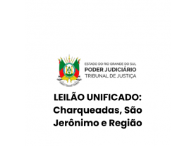 Foto Capa: LEILÃO UNIFICADO RIO GRANDE DO SUL - JUSTIÇA ESTADUAL DE CHARQUEADAS E REGIÃO