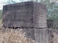 Bloco de granito preto - 8m³ - Cachoeiro de Itapemirim/ES