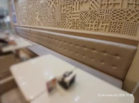 Miniatura 3 de 2 Estofados longos tipo booth - cinza