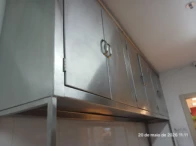 Miniatura 3 de 1 Balcão aéreo de inox com 6 portas