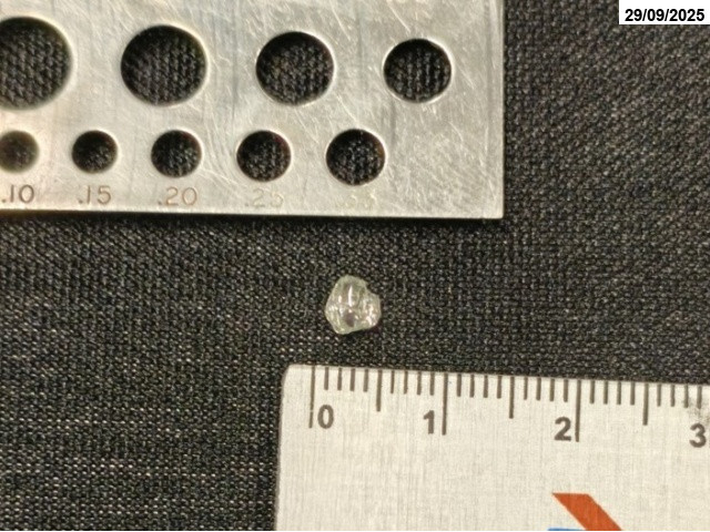 Diamante c/ massa de: 0,504 ct - Ji-Paraná/RO