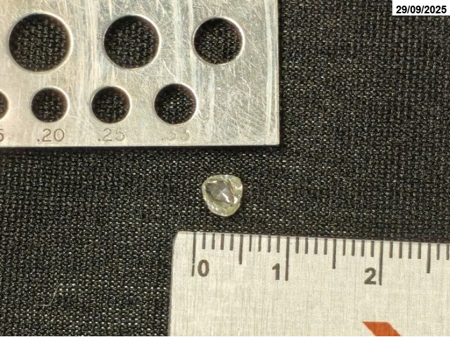 Diamante c/ massa de: 0,625 ct - Ji-Paraná/RO