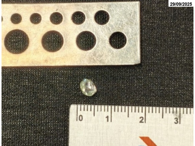 Diamante, com massa de: 0,798 ct - Ji-Paraná/RO