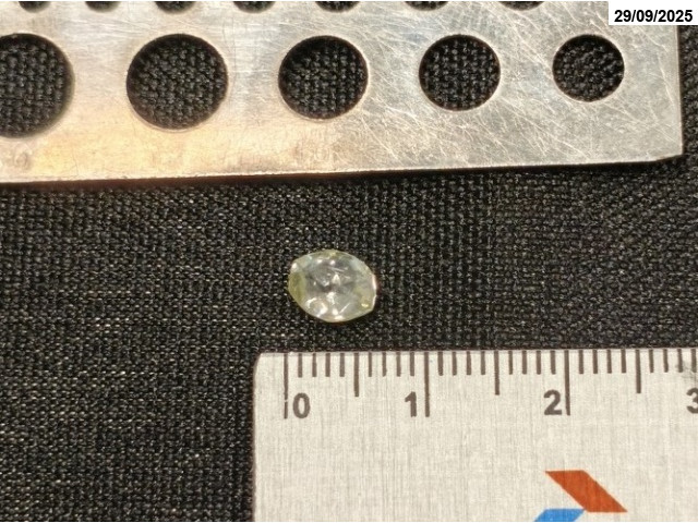 Diamante c/ massa de: 1,361 ct - Ji-Paraná/RO