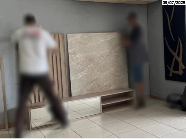 Painel de TV planejado em MDF - Aracaju/SE 
