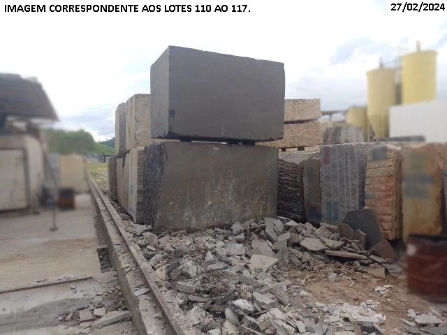 Bloco granito Amazonita - 12,7m³ -Cachoeiro de Itapemirim/ES