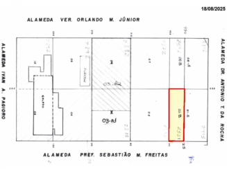 Terreno com 795m² - Aparecida do Taboado/MS
