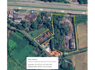 Edificações - terreno c/ aprox. 18.397,12m² – Morretes/PR