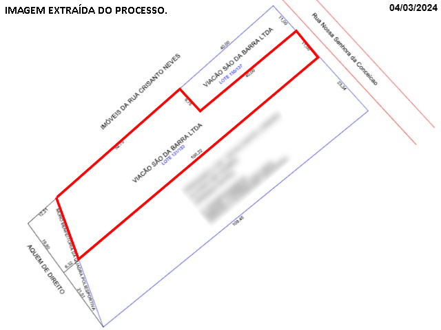 Terreno amplo de 1.763,75 m² em venda direta