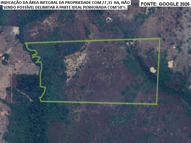 Parte Ideal 50% - Sítio c/ 27,3116ha - Goianorte/TO