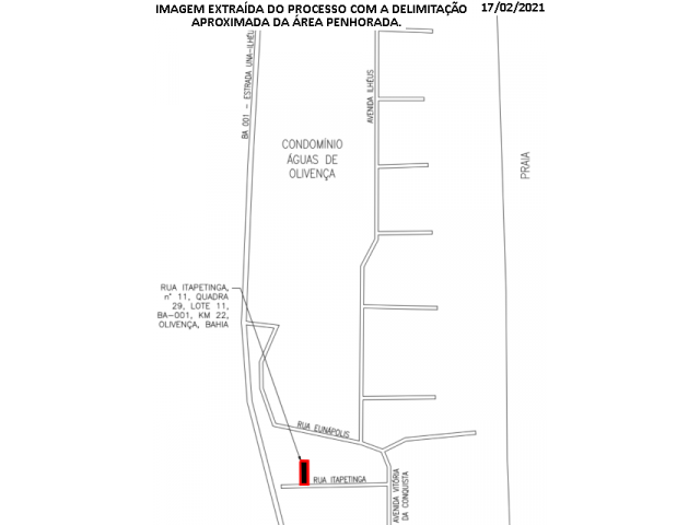 Fração ideal de 1/4 de terreno - c/ benfeitoria - ilhéus/ba - foto 2
