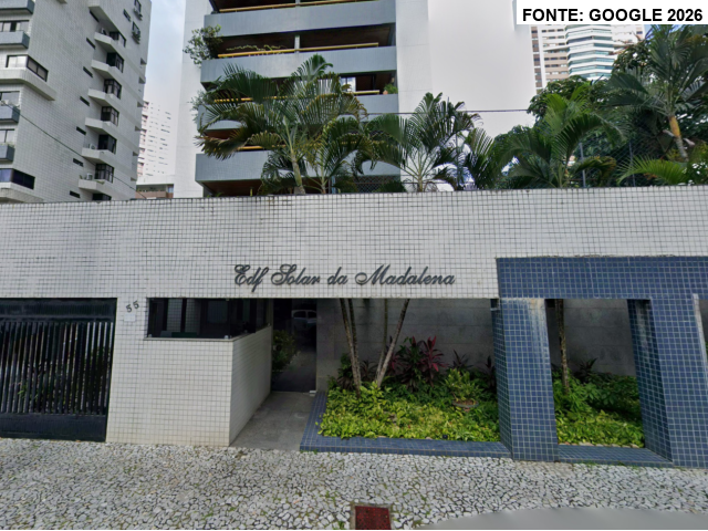 Apartamento 302 c/ 155,71m² - Recife/PE