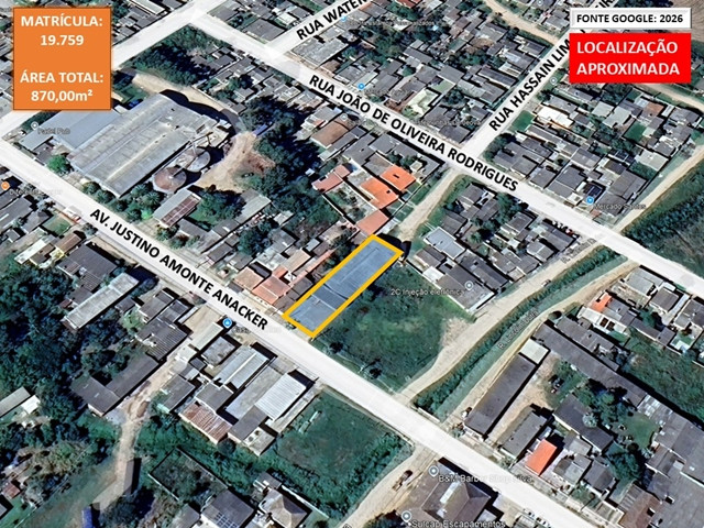 Galpão - aprox. 675,00 m² - terreno - 870,00 m² - B. Centro