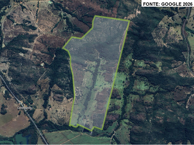 Fazenda c/ 151,5287 hectares - Rianápolis/GO