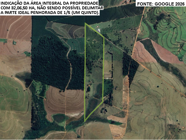Parte ideal de 1/5 - Sítio c/ 32,06,50ha - Herculândia/SP