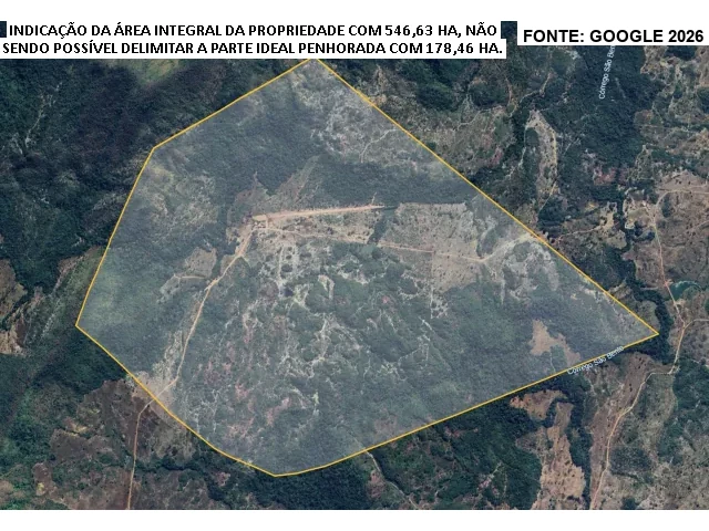 Parte ideal c/ 178,46 hectares - Fazenda - Colinas do Sul/GO