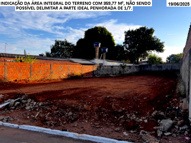1/7 de terreno c/ 359,77m² - ouro verde de goiás/go
