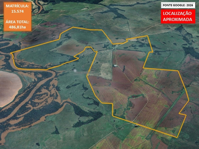 Fazenda de 486,80,88ha - Estância da Palma