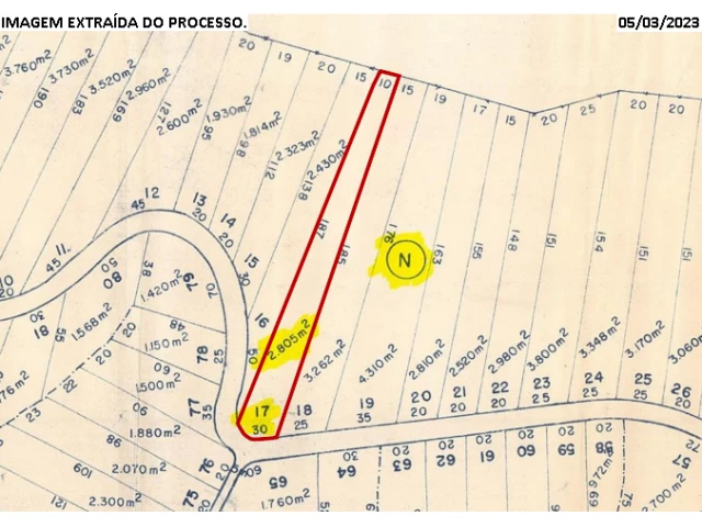Foto 1 de Terreno c/ aprox. 2.805,00m² - Santa Luzia/MG
