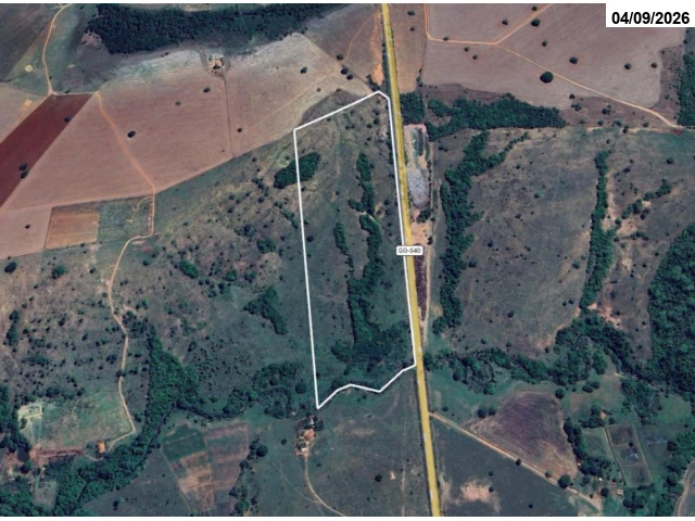 Sítio com 15,6091 hectares - Aloândia/GO