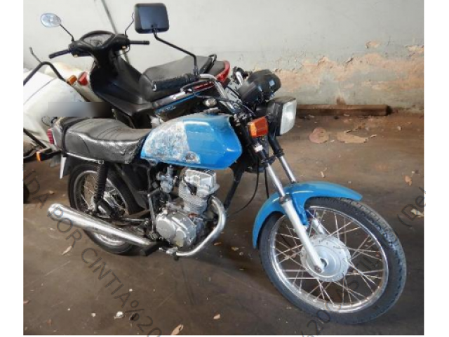 Honda CG 125 1983/1983 Azul