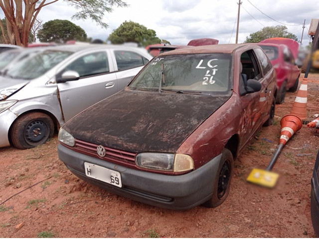 Veículo VW - VolksWagen Gol VW/GOL MI 1997/1998 Vermelho 1998 em leilão