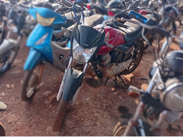 Veículo HONDA CG 150 Titan EX HONDA/CG 150 TITAN EX 2011/2012 Vermelho 2012 em leilão