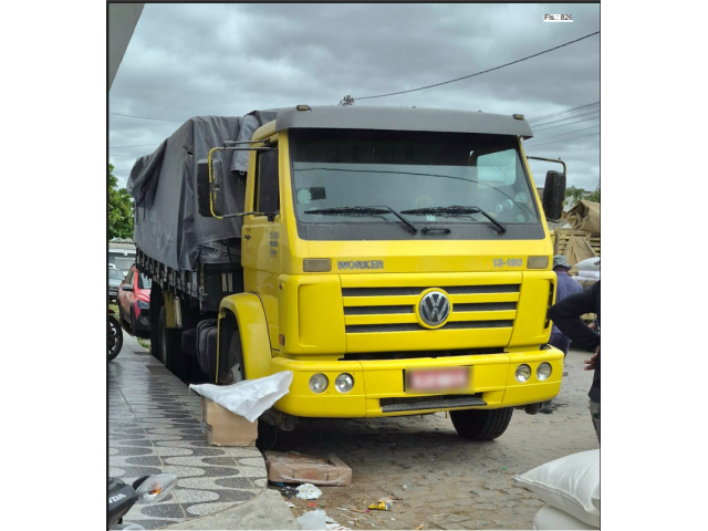 Caminhão VW/13.180, Euro Worker 3, 2006 - Cansanção/BA