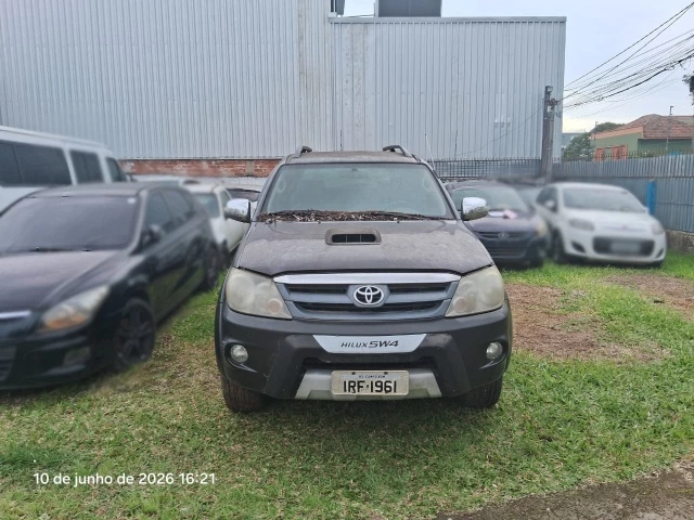 TOYOTA HILUXSW4 SRV4X4 - 08/08 - Preta - Depósito
