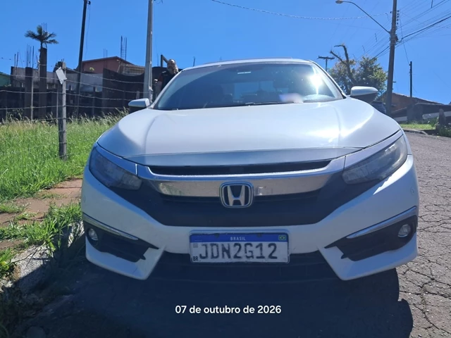 HONDA/CIVIC TOURING CVT - 17/17 - Branco - Depósito