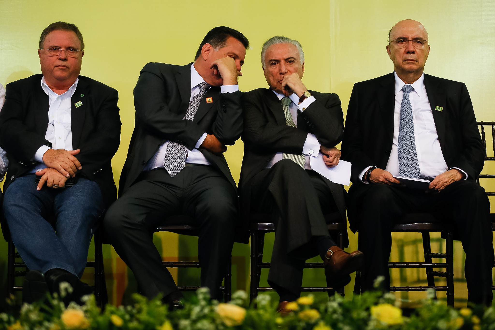 Autoridades reunidas no lançamento do incentivo a safra 2018 e 2019