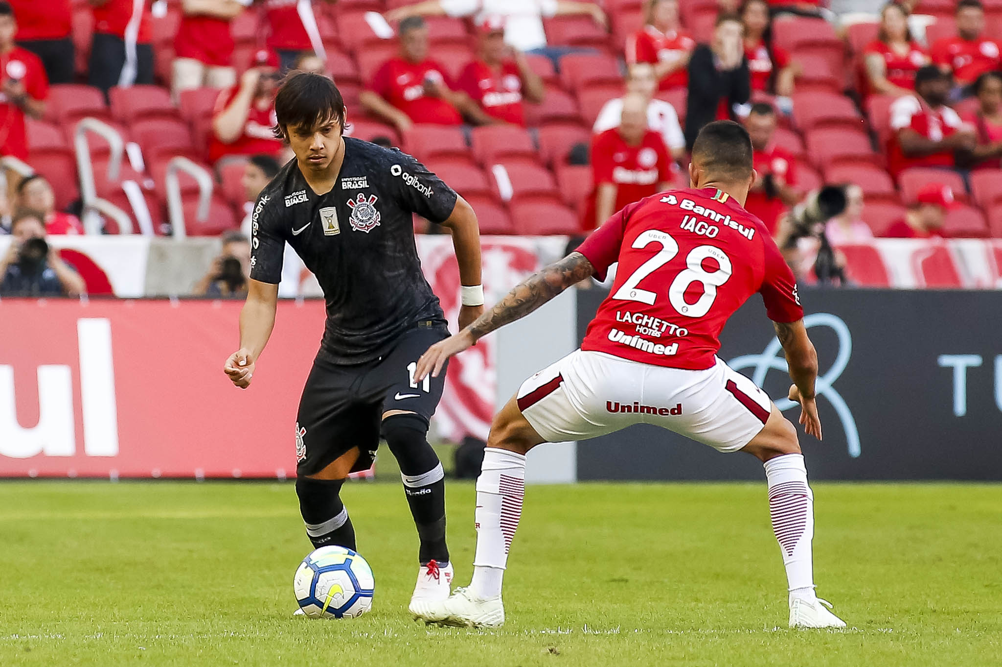 Corinthians perdeu para o Internacional no Beira-Rio