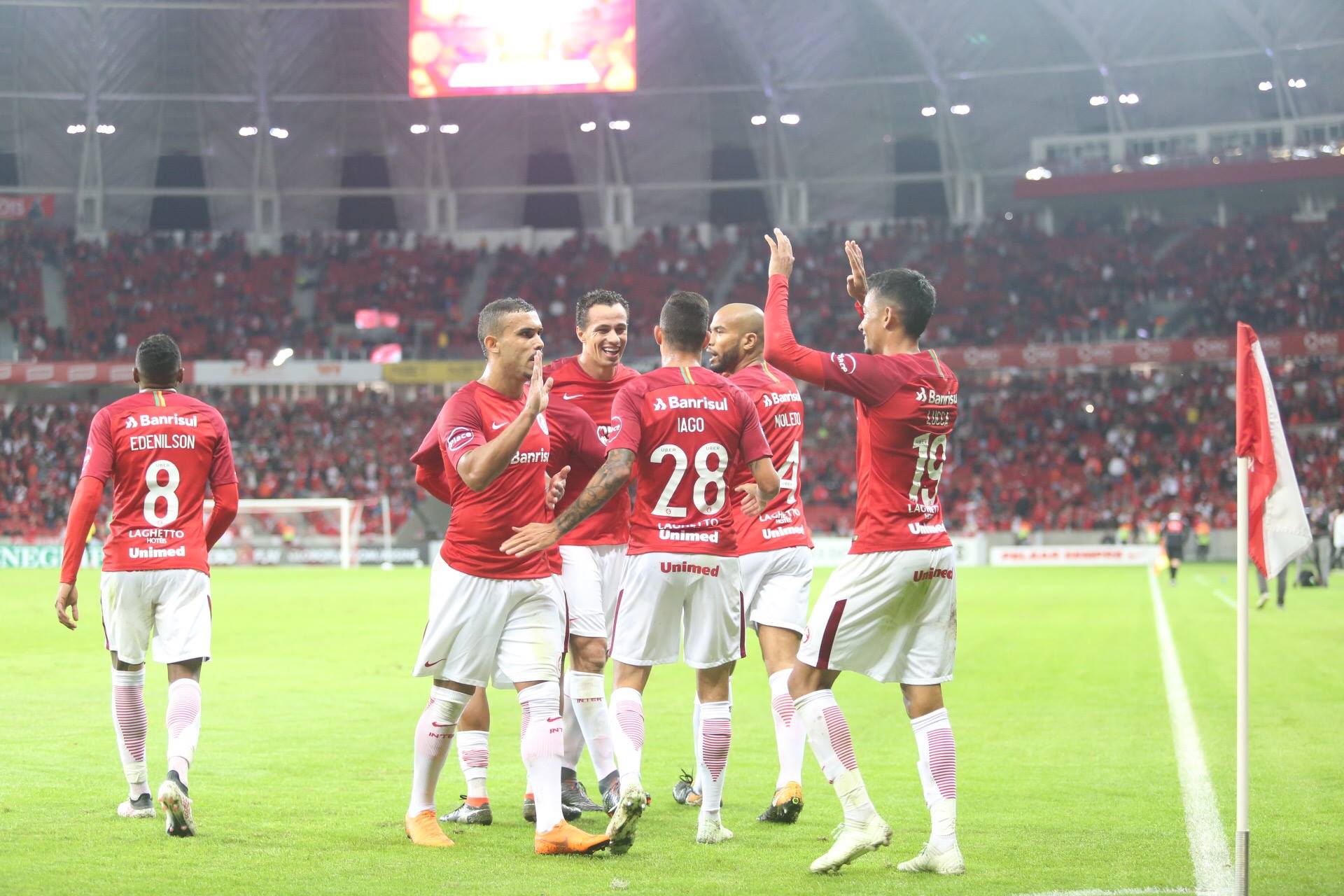 Internacional bateu a Chapecoense por 3 a 0 / Créditos: Ricardo Duarte Internacional bateu a Chapecoense por 3 a 0